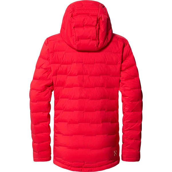 Doudoune alpinisme HAGLÖFS SPITZ DOWN HOOD W BRIGHT RED