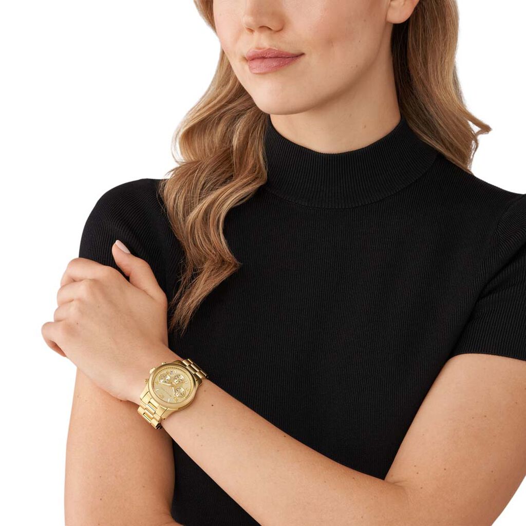 Montre Michael Kors Fossil Runway Doré