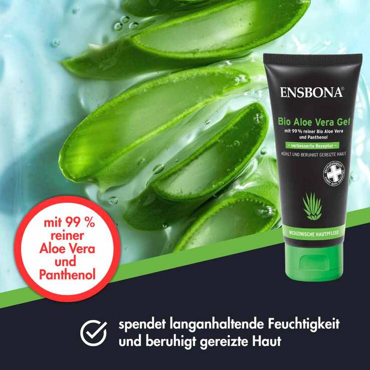 Aloe Vera Gel Bio Ensbona, 30 ml