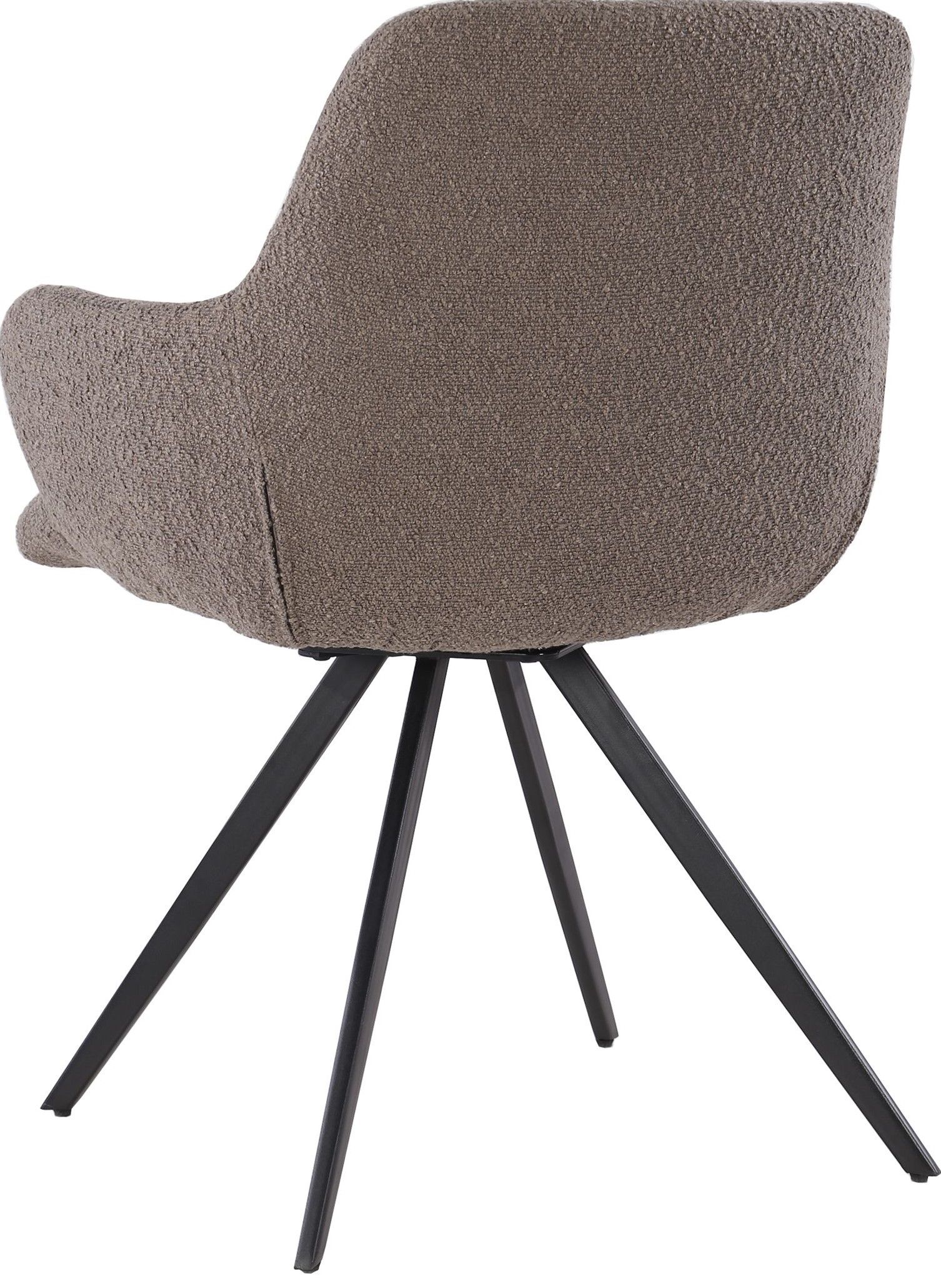 Eetkamerstoel Boucle Brown Doreen B61 x D65 x H83 cm