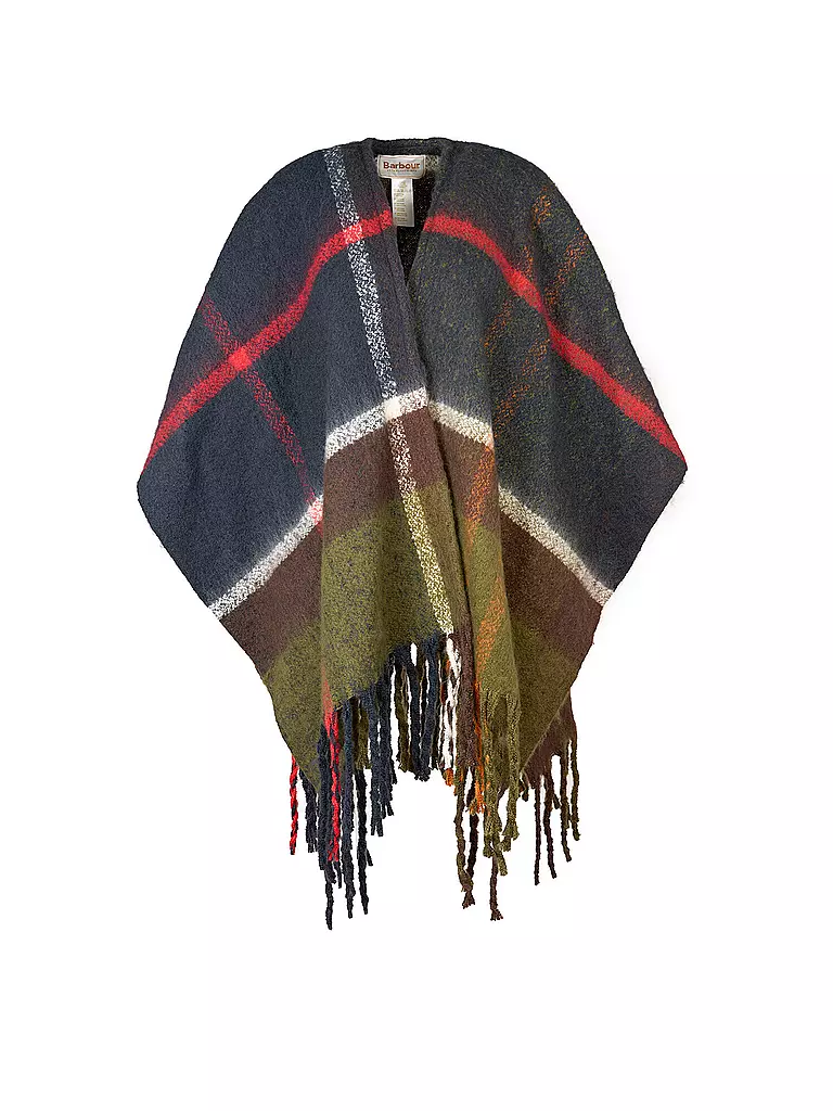 BARBOUR Poncho ISLA dunkelgrün