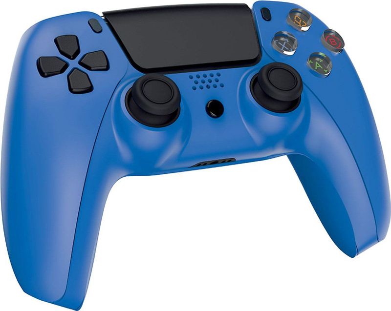 Qware - PS4-5000bu - Controller - Blauw - Compatibel met PlayStation 4