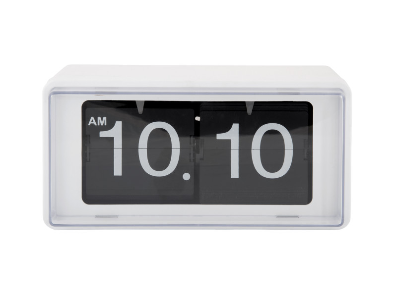 Wall/Table Clock Retro Boxed Flip KA6055GR Jungle green