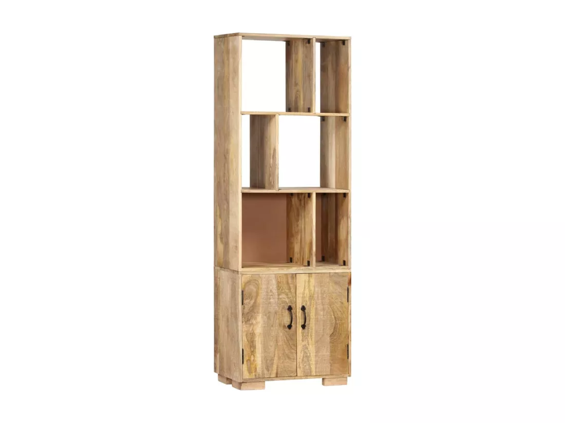 Bibliothèque 60x35x180 cm Bois de manguier solide