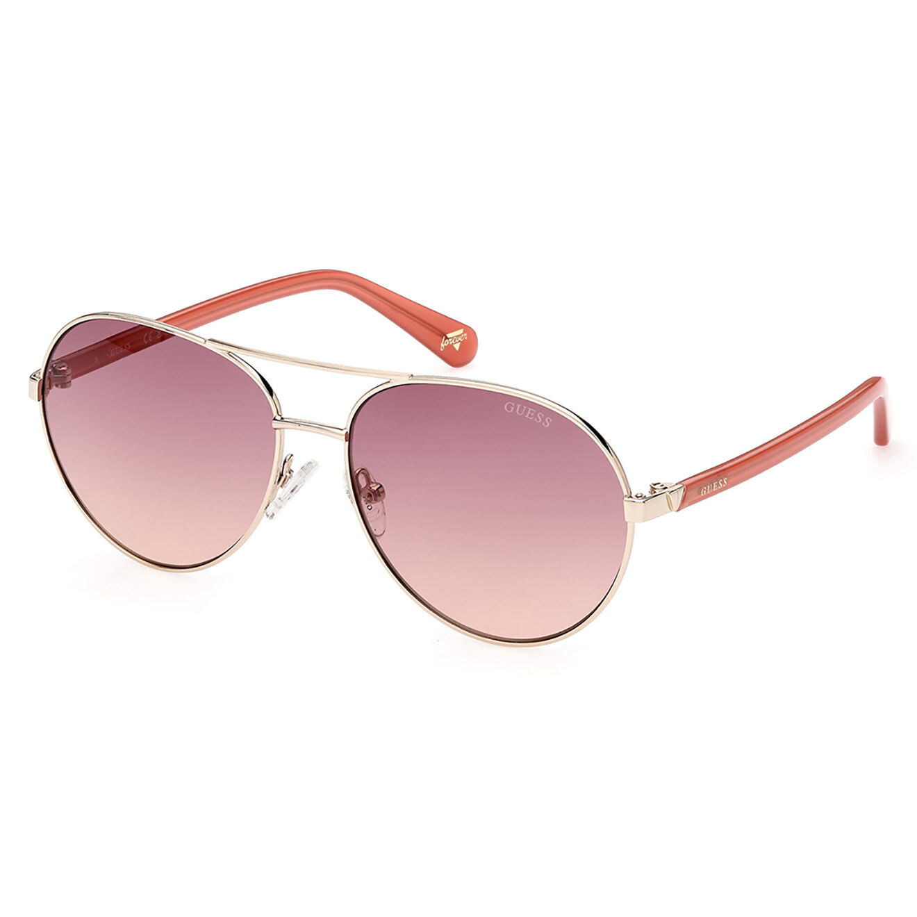 Guess Lunettes de soleil Mixtes dorées
