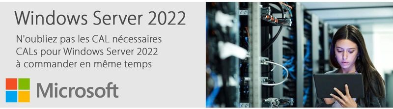 Microsoft - Windows Server 2022 Std. - Besturingssysteem - 24-Core - 64-Bit