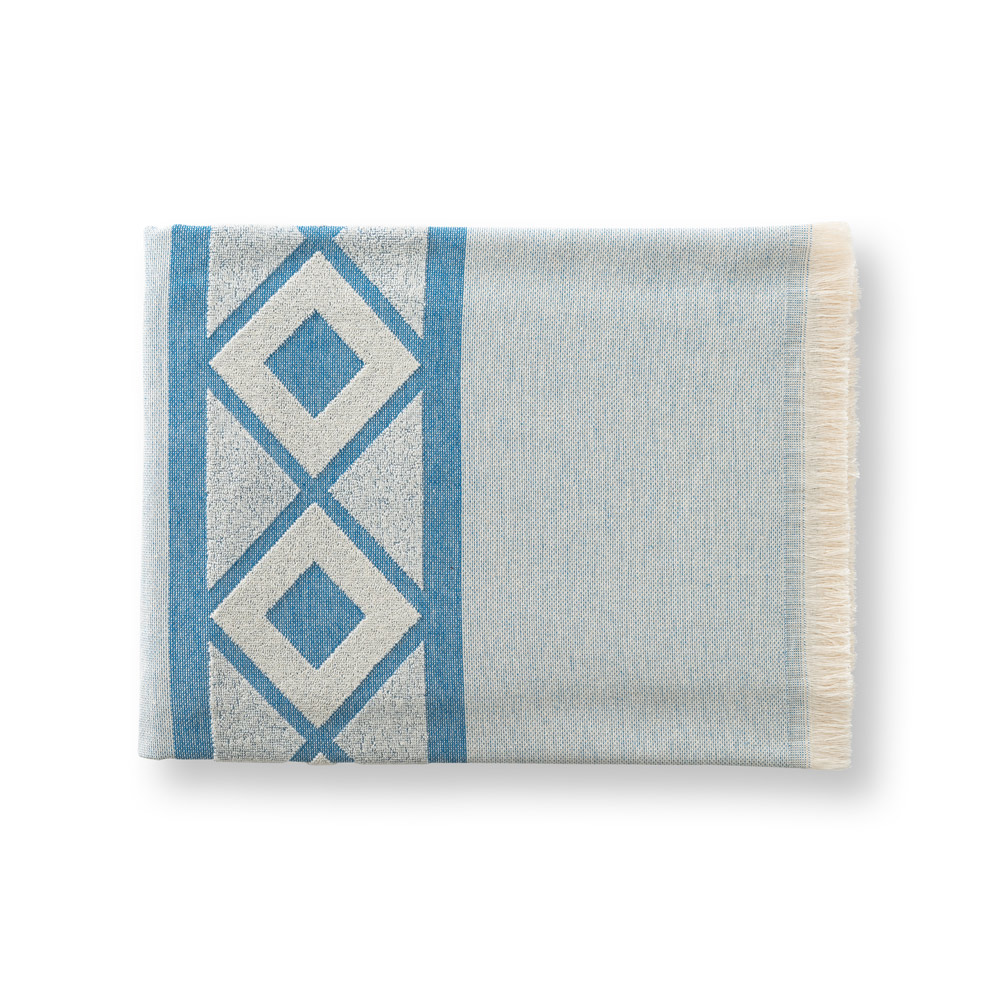 hi!dea 99046 - Serviette de toilette multifonctionnelle et de bain (350g/m²) en coton léger et résistant (85%) et en coton recyclé (15%)