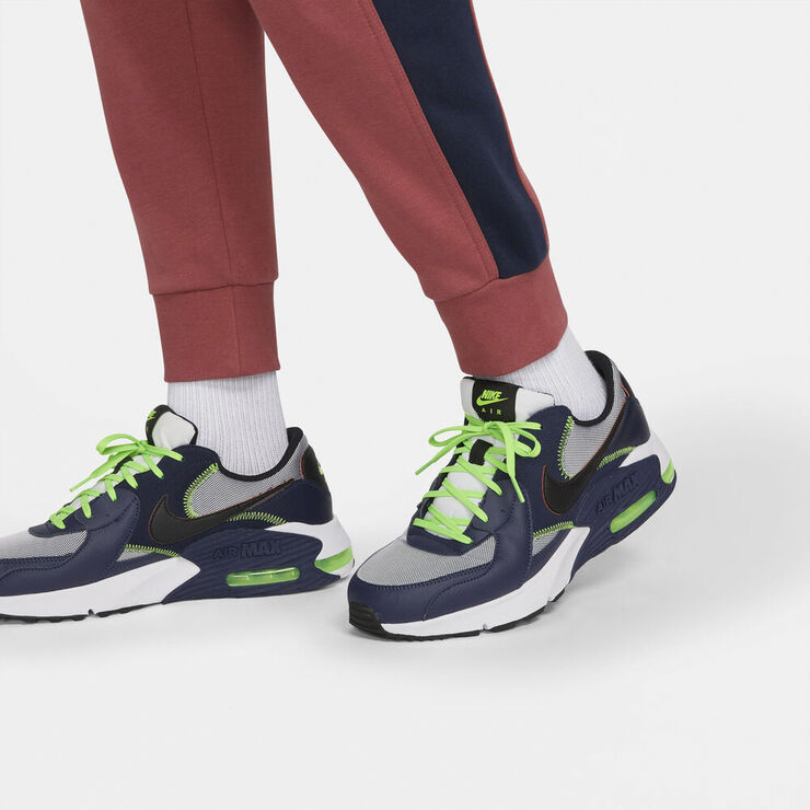 Nike Air Brushed Back Fleece Joggingbukser Rød