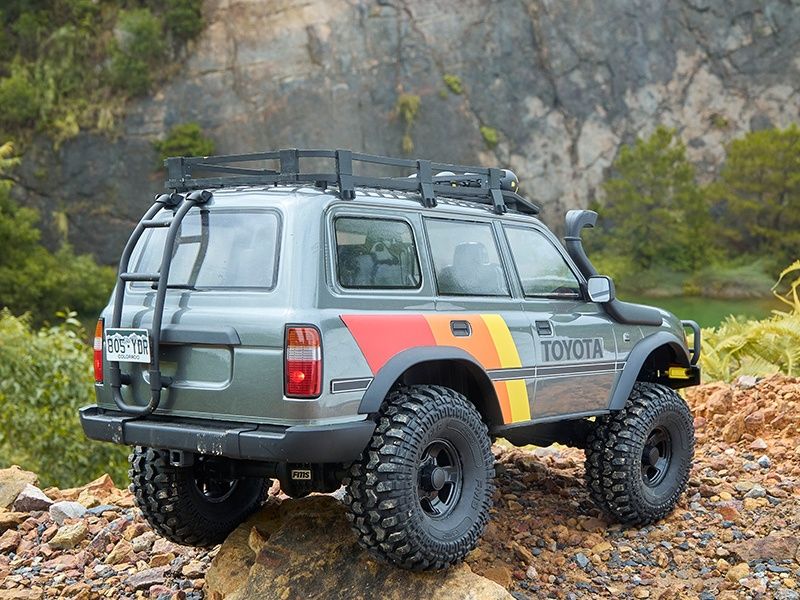 FMS Scale Crawler Toyota Land Cruiser 80 Grau 1:10, ARTR RC Crawler im Massstab 1:10