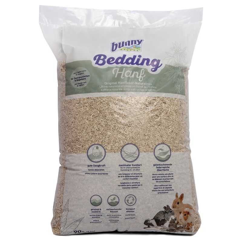 Litière Bunny Bedding en fibres de chanvre