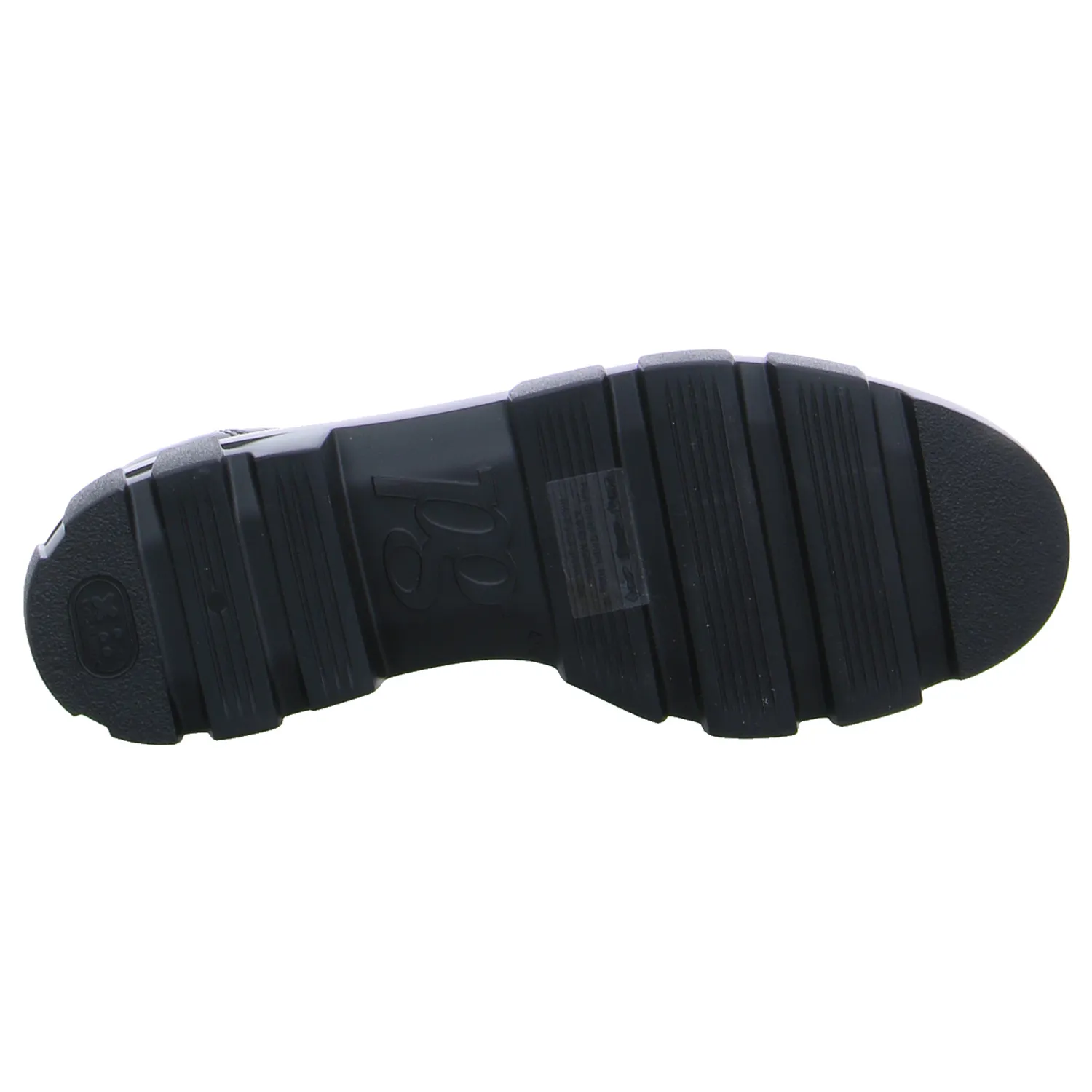 PAUL GREEN Schnürschuh Schwarz Leder