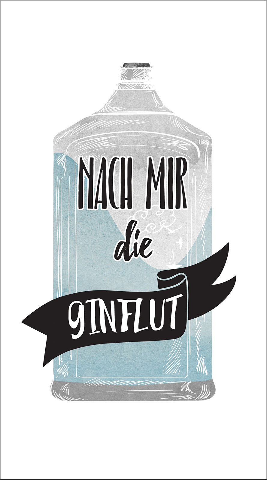 PRO ART Decopanel-Art Bild GINFLUT 15 x 27 cm mehrfarbig