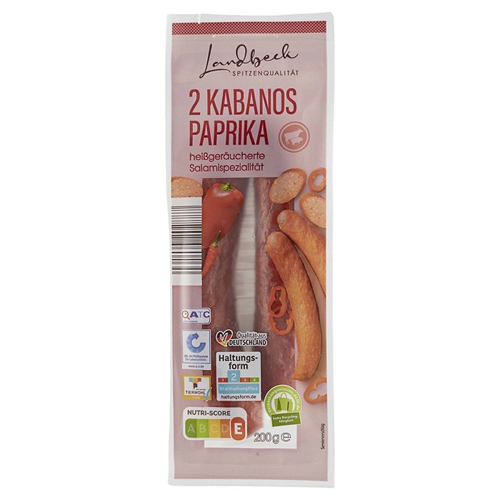 LANDBECK Kabanos 200 g, Paprika