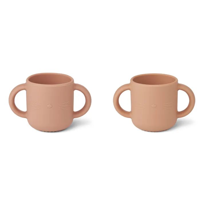 Liewood Gobelets Gene en silicone - Set de 2 | Rose