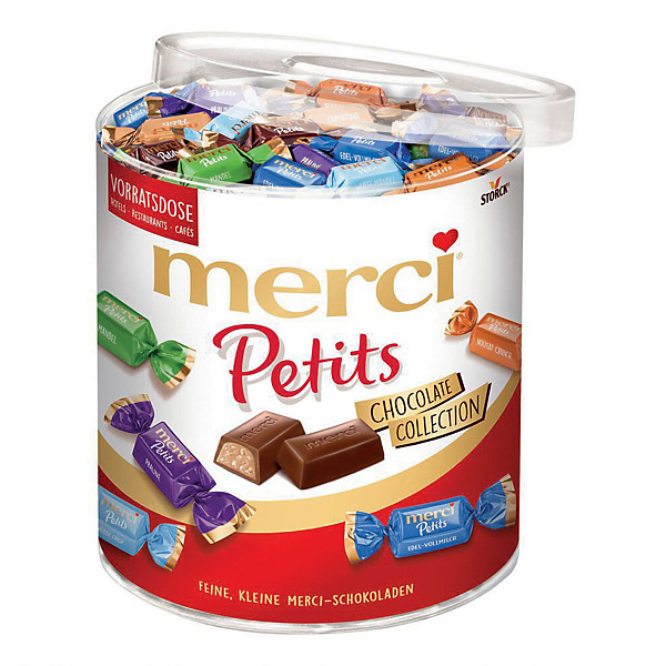 Assortiment de petits chocolats Merci, 1 kg