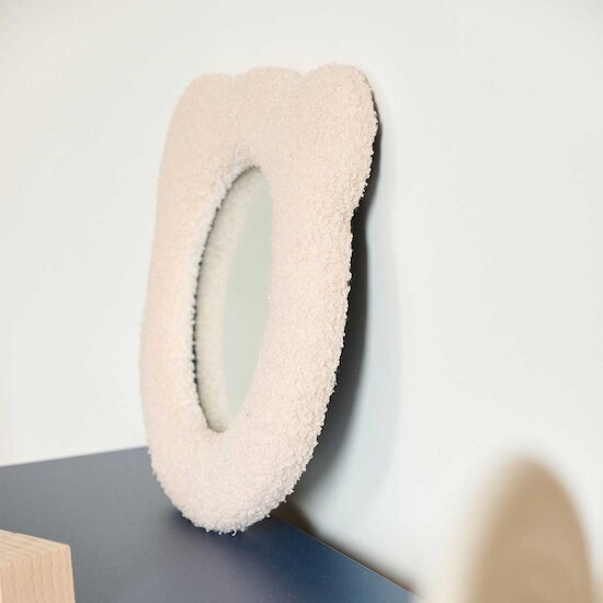 Miroir Teddy   Écru        de               Childhome