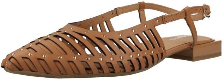 Gioseppo Jericho leren slingback loafers cognac