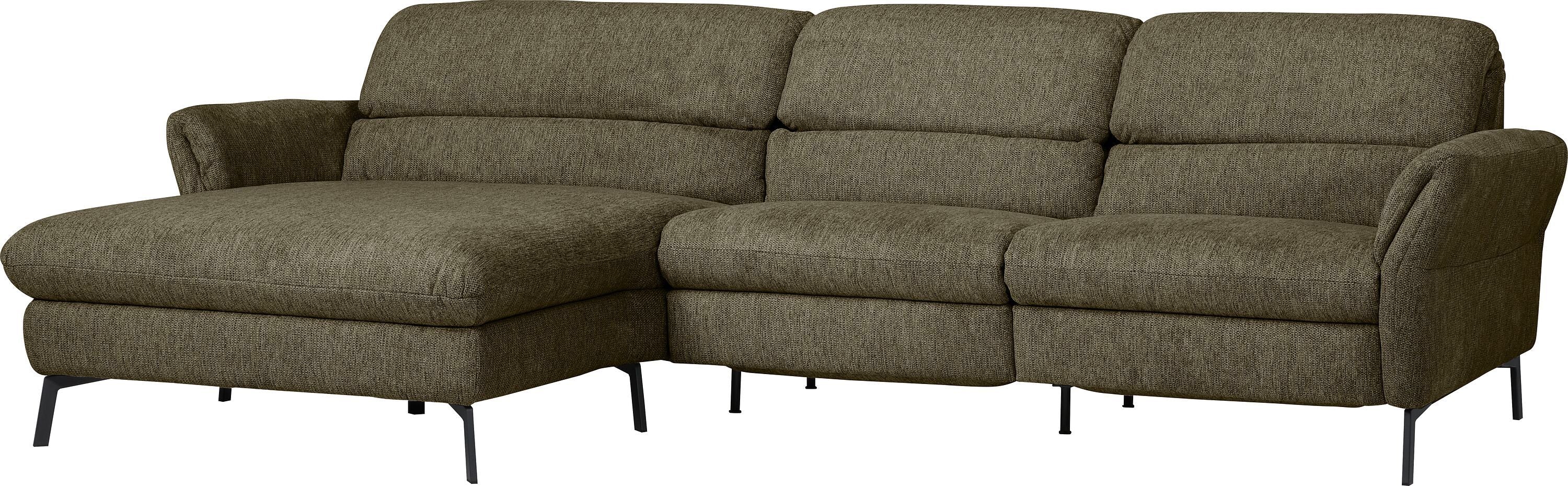 SEBO Ecksofa - Grün / B: 284.0 cm x T: 161.0 cm x H: 84.0 cm