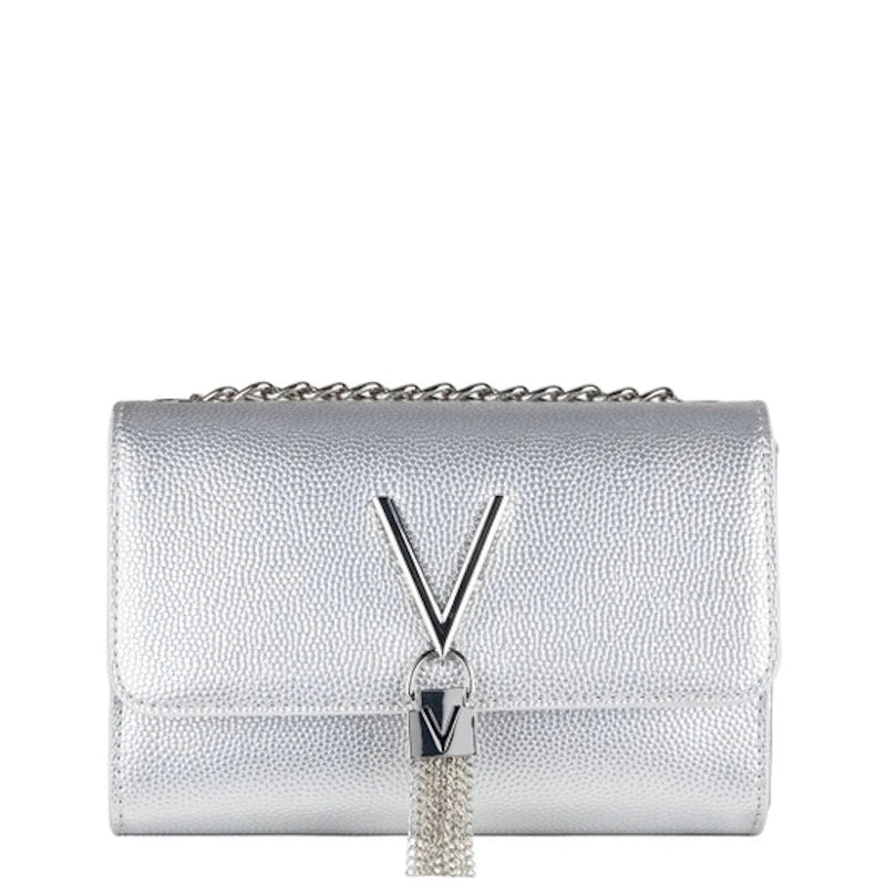 Valentino Bags Divina Overslagtas-Clutch Argento