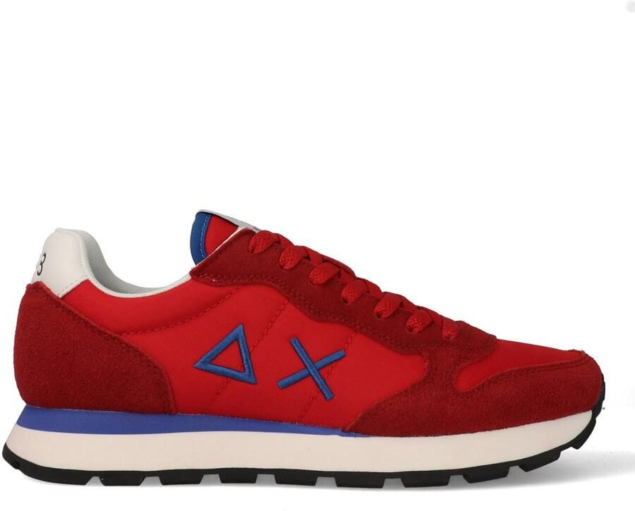 Sun68 Tom Solid Heren Sneakers Schoenen Rood Z36101