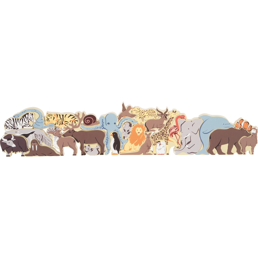 small foot® Buchstabenpuzzle Tiere