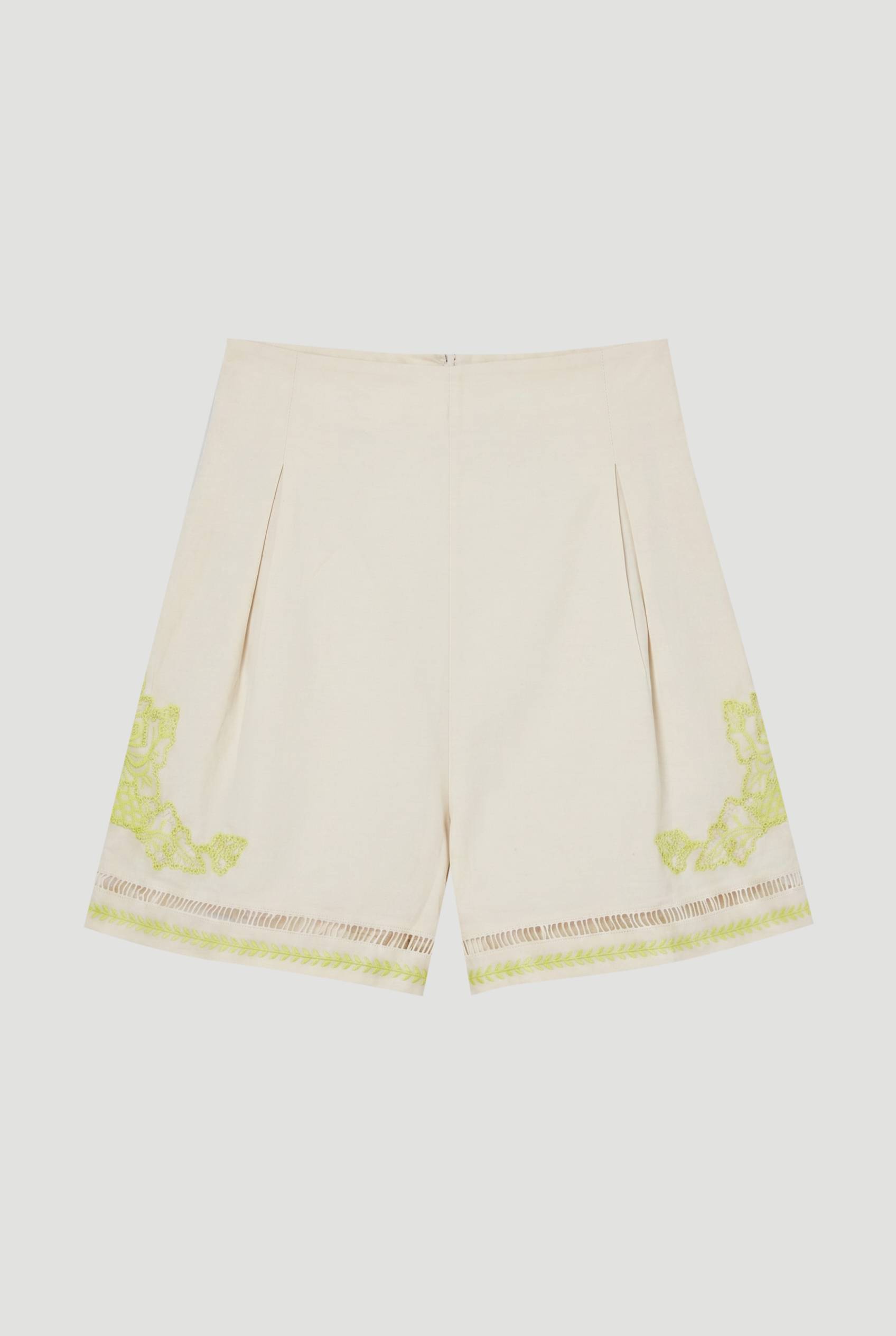 KarenMillen Ensemble Court Brodé De Perles En Mélange De Lin