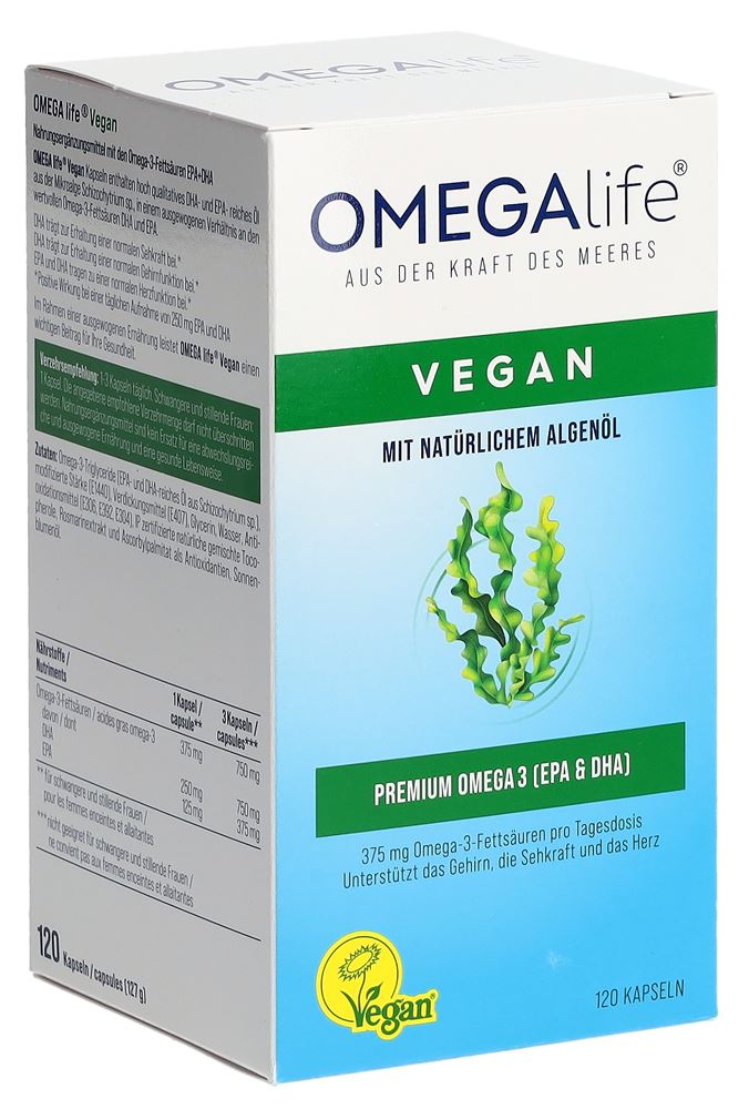 OMEGA-LIFE Algenöl Kaps Ds 120 Stk