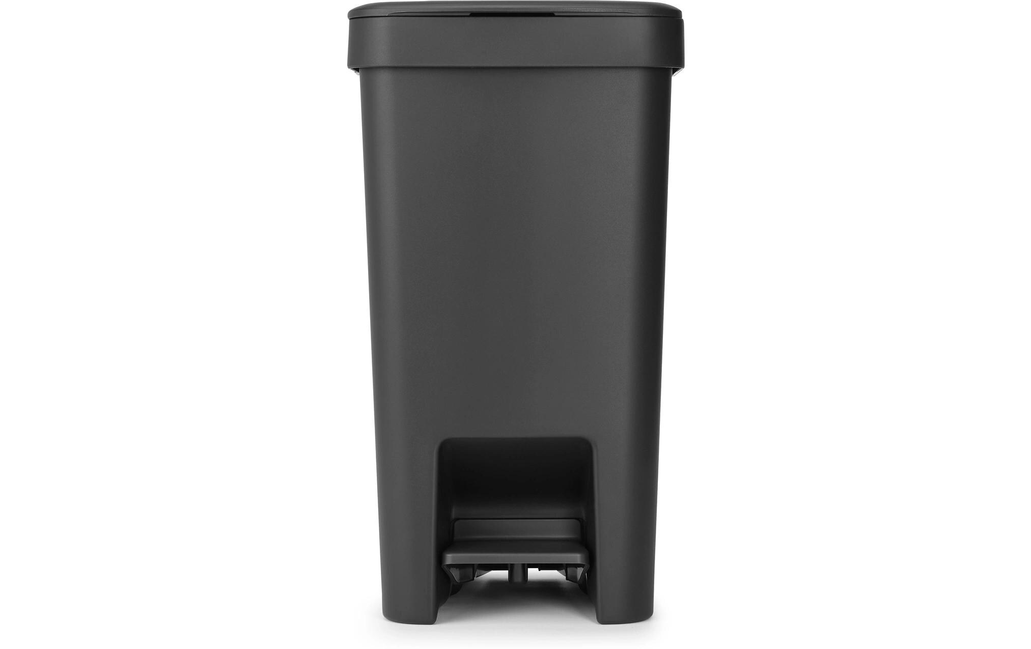 Recyclingbehälter StepUp 16 l, DunkelgrauTreteimer für Recyclingmaterialien