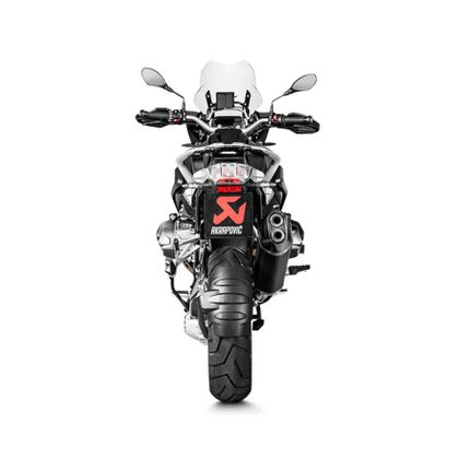 Silencieux Akrapovic BLACK Titane embout de carbone