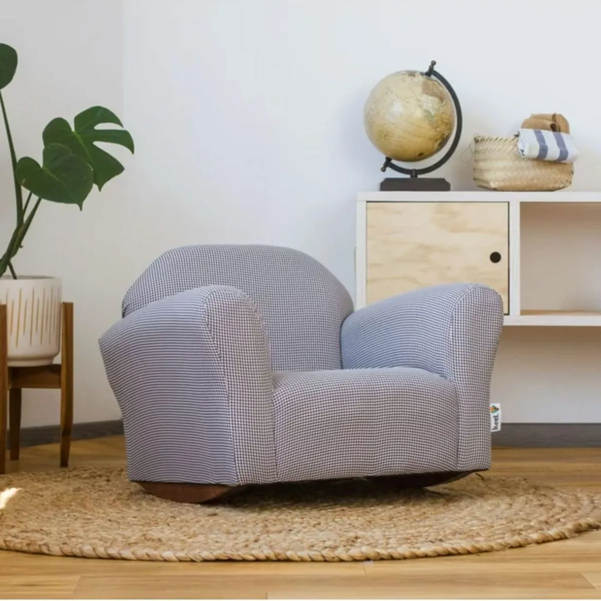 Keet Fauteuil Berçant Roundy pour Enfant - Gris