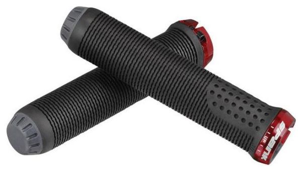 Paire de Grips Spank Spike 33mm Noir / Rouge