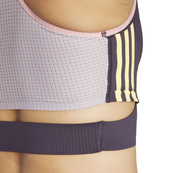 adidas Dame Singletter ADIZERO PROMO RUNNING CROP TOP Lilla