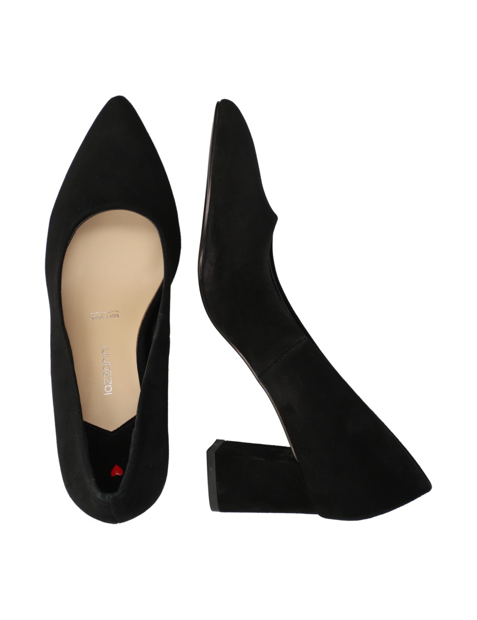 Veloursleder Pumps