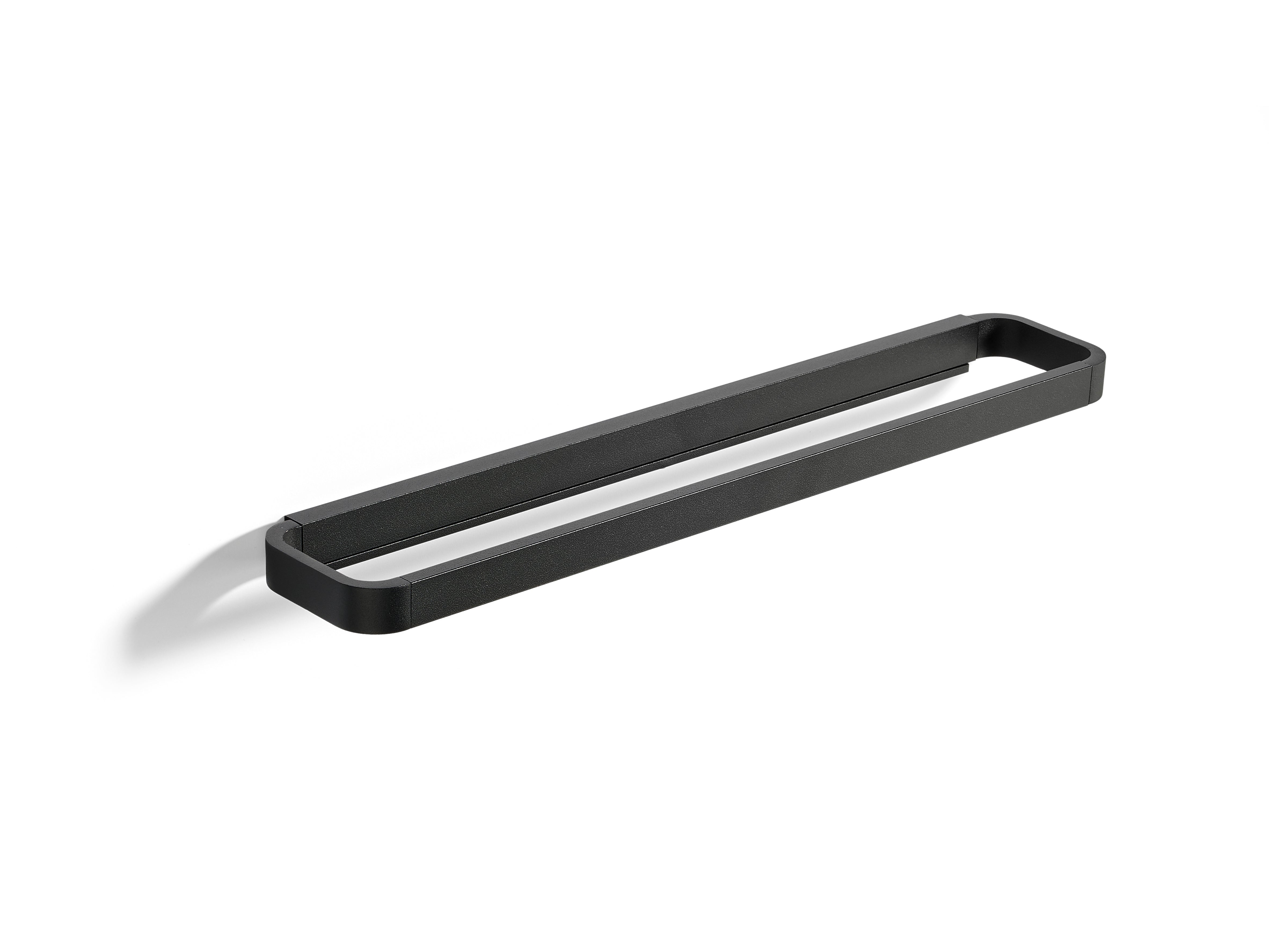 Zone  Rim håndklædestang, sort - L44 cm.