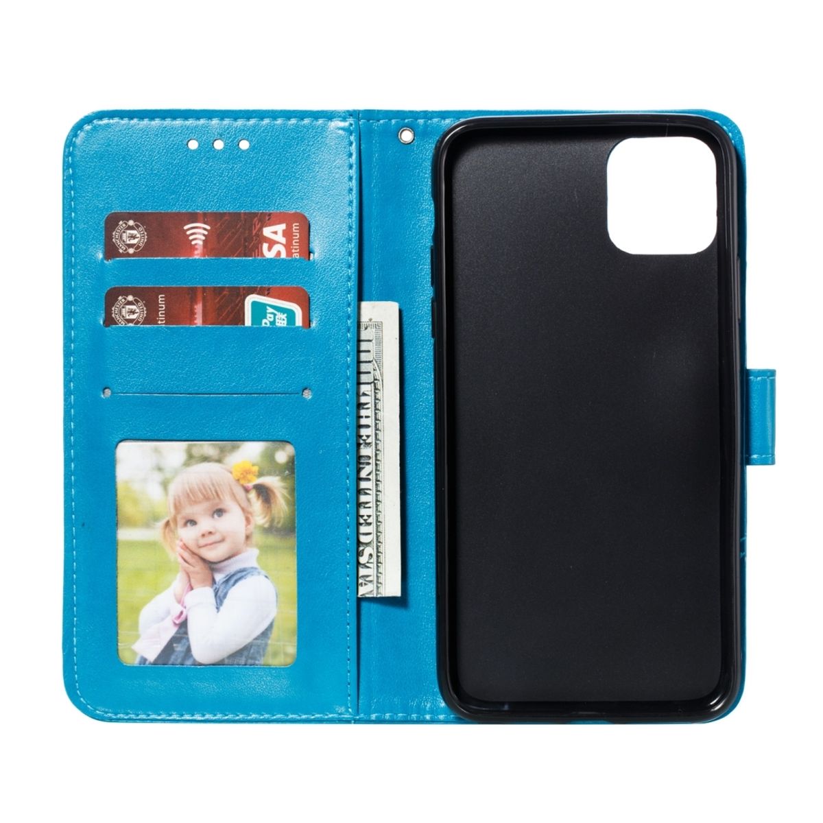 Schutz Handy Hülle für Apple iPhone 15 Pro Max Case Cover Klapp Tasche Wallet