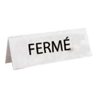 Promocome - Chevalet porte nom 297 x 105 mm