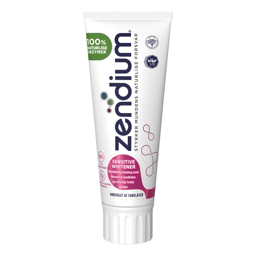 Zendium Sensitive Whitener tannkrem 75 ml