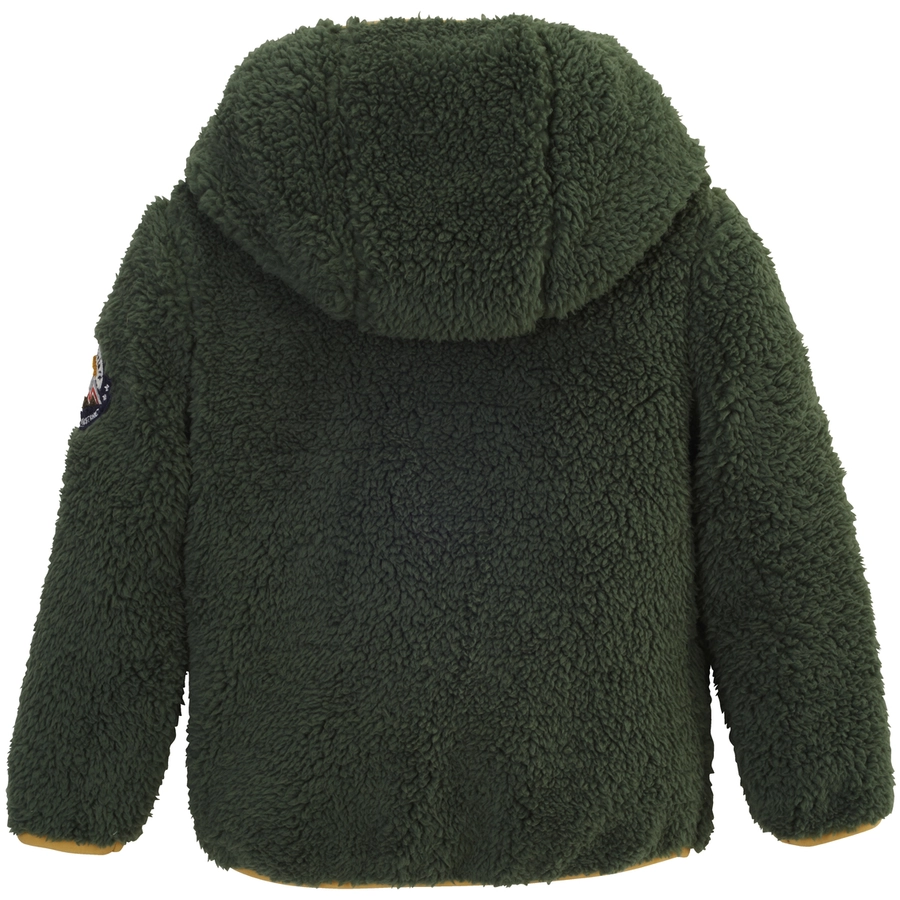 killtec Fleecejacke mit Kapuze waldgrün