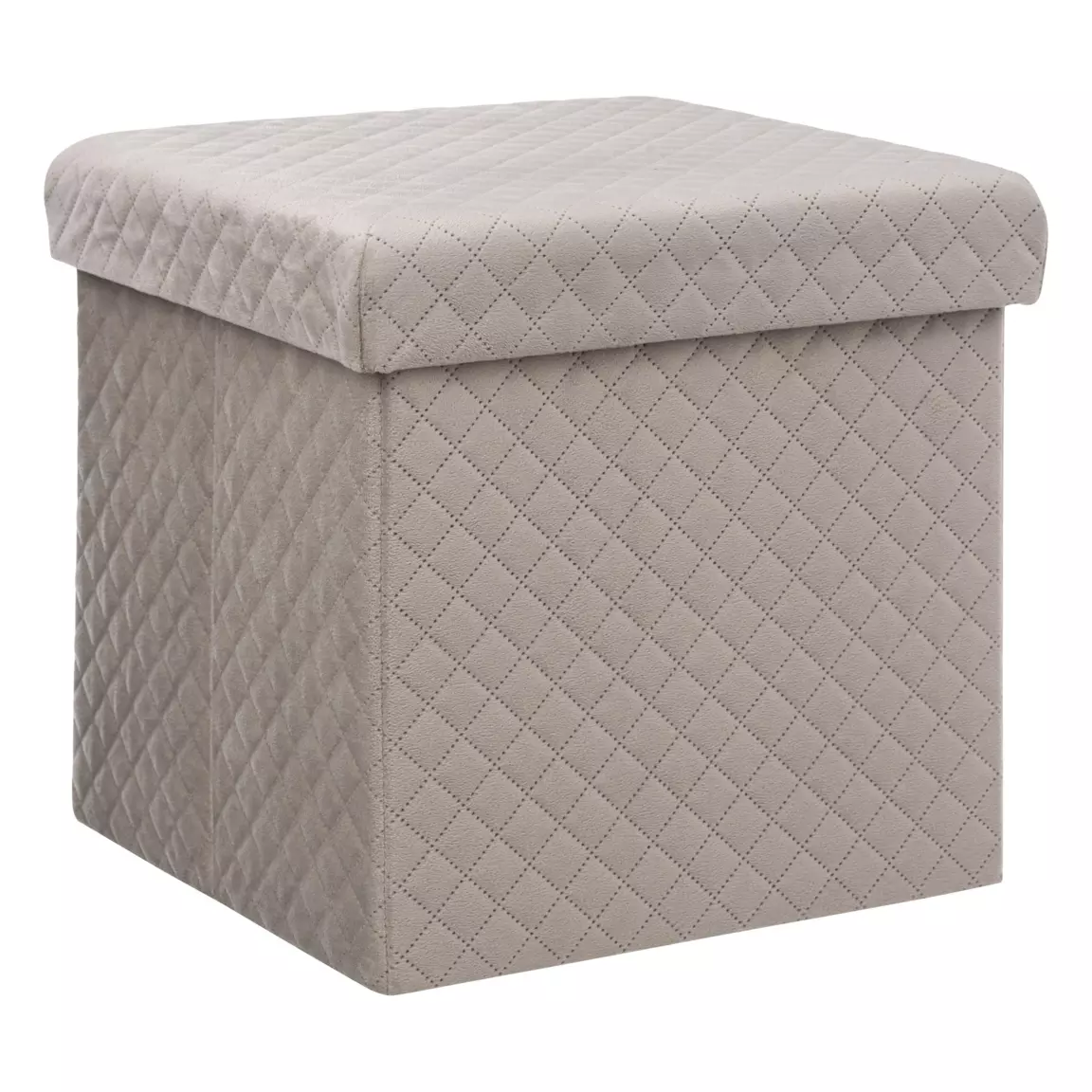 Pouf pliant velours Jack Lin