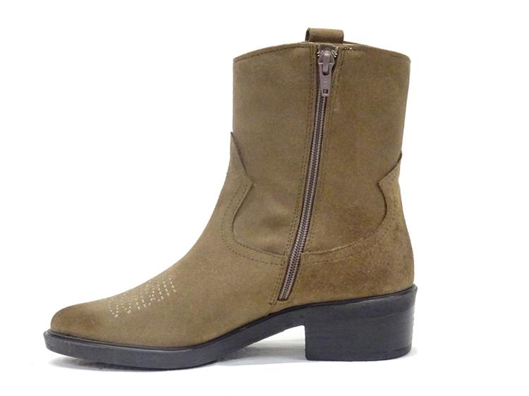 AQA Shoes A8496 velour marsh