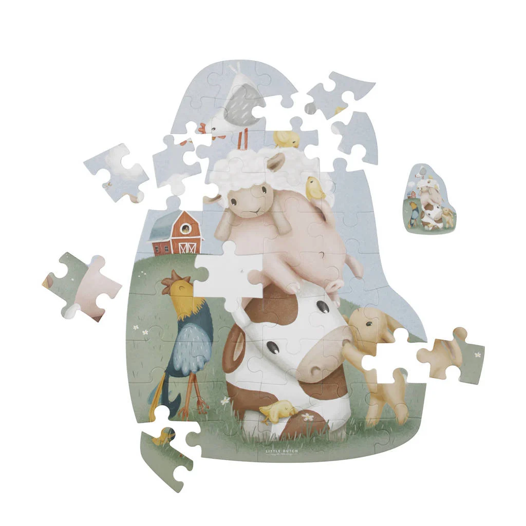 vloerpuzzel little farm vloerpuzzel 42 stukjes