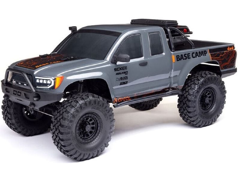 Axial Scale Crawler SCX10 III Base Camp ARTR, Grau Rockcrawler Basis Ausführung mit Spektrum