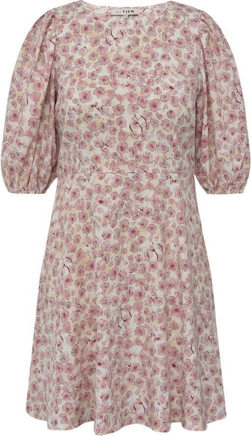 A-VIEW Gino 3/4 dress Rose/pink
