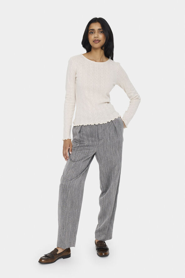 Saint Tropez GruSZ Blouse Gray morn melange