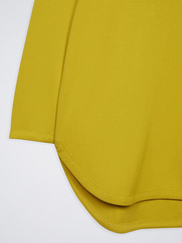 Camiseta de gola redonda - Amarela
