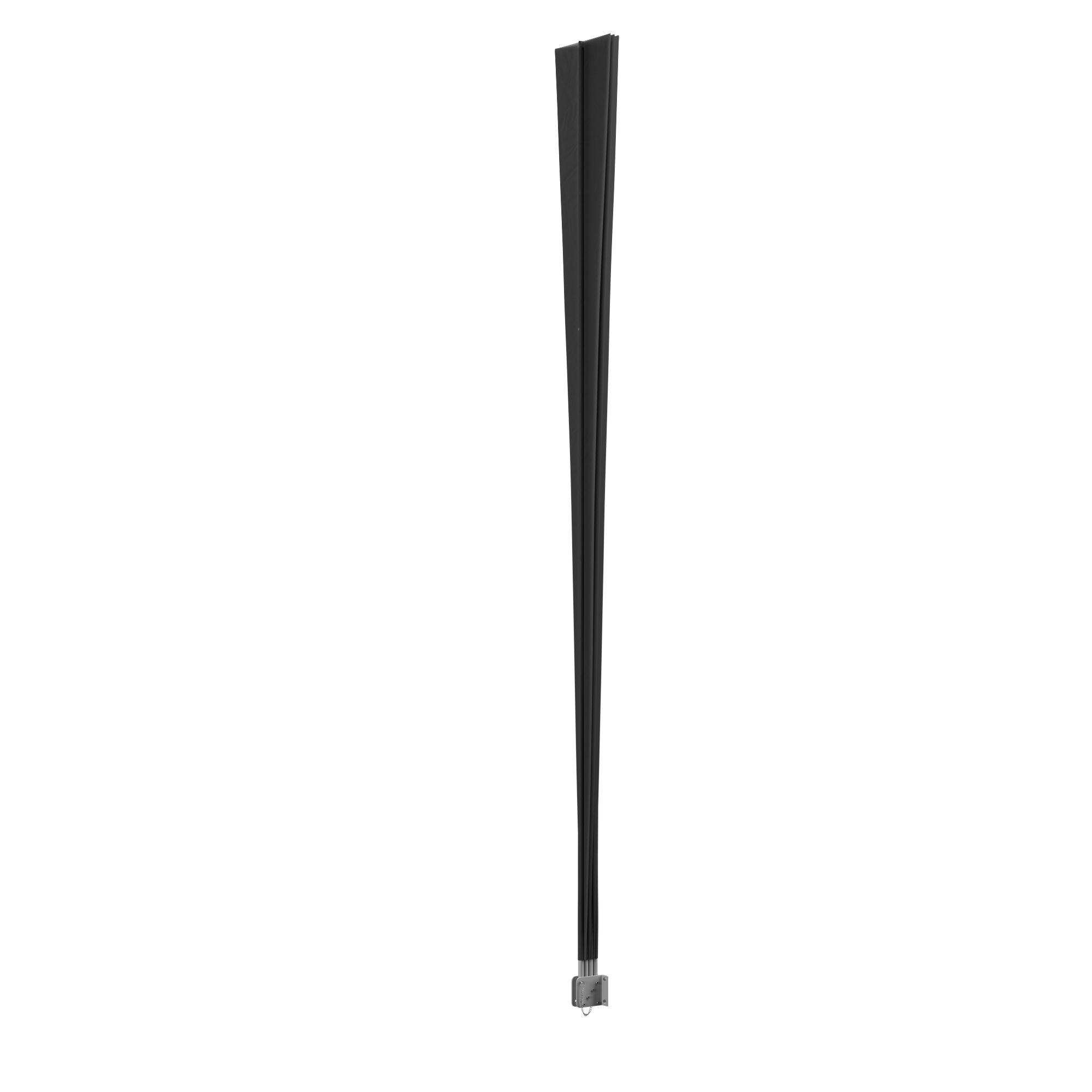 Seitenmarkise Fächer 210 x 210 cm anthrazit