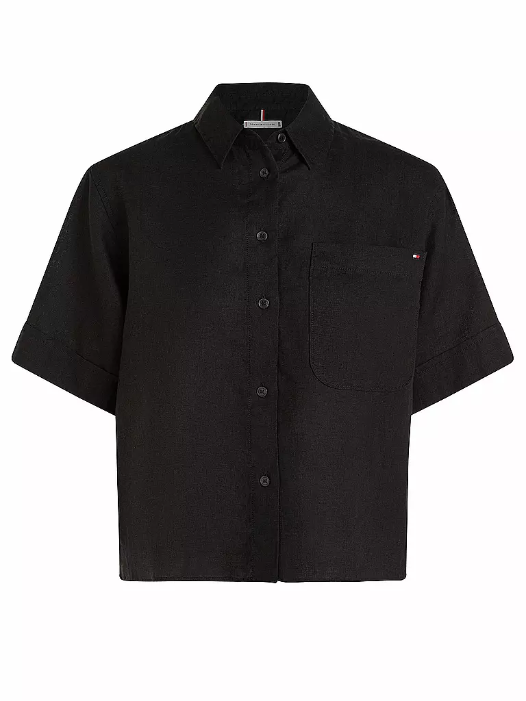 TOMMY HILFIGER Bluse schwarz