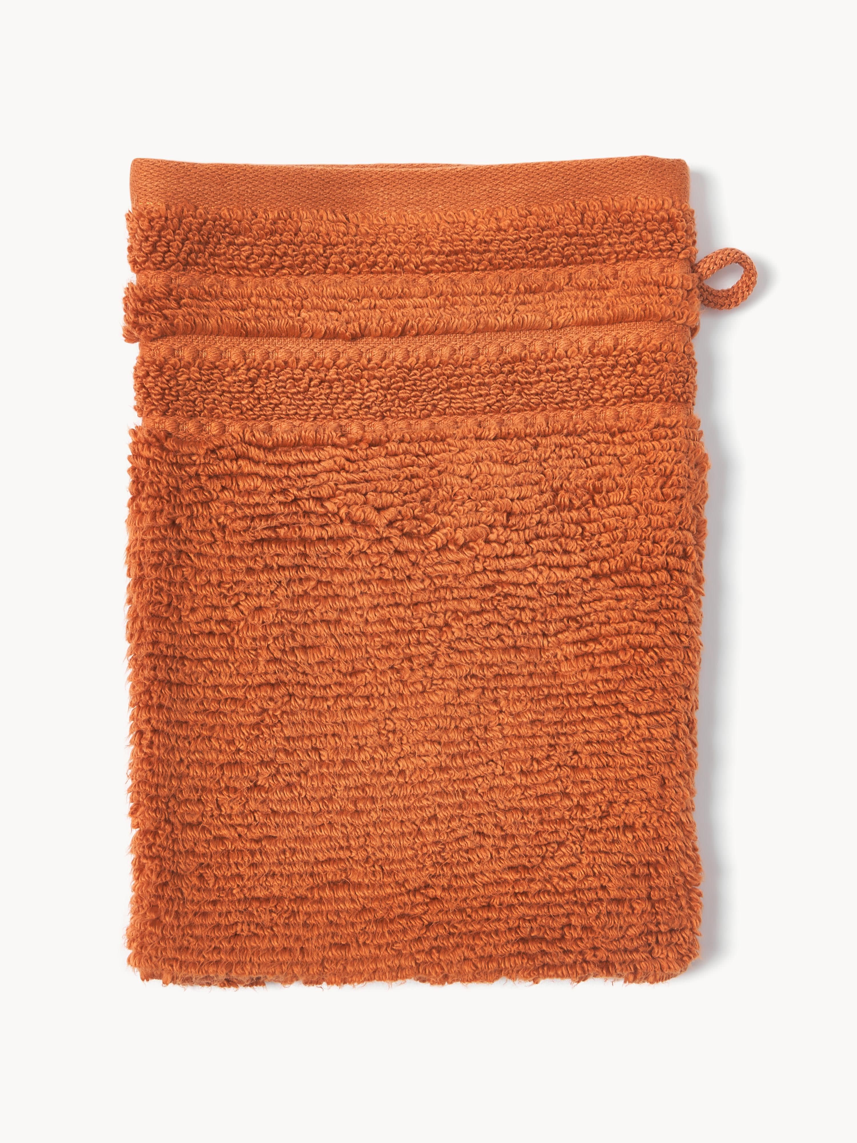 Washandjes Luxe met gestreepte rand, 2 stuks