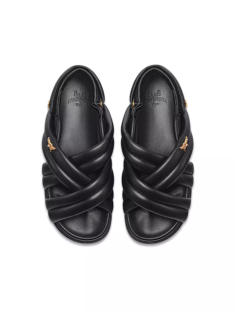 MCM Ledersandalen  schwarz