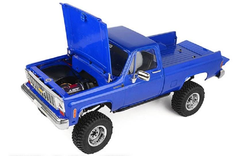 Scale Crawler Trail Finder 2 LWB Chevy K10 Blau, RTR, 1:10<br>Scale Chevrolet K10 Scottsdale Pick-up Off-Road Modell